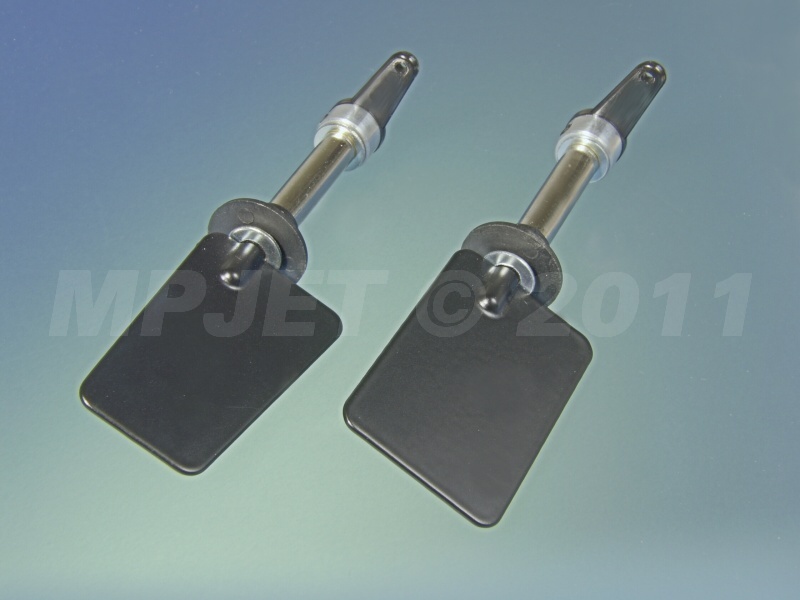 Kormidlo obdélníkové 40x25 mm s přírubou,