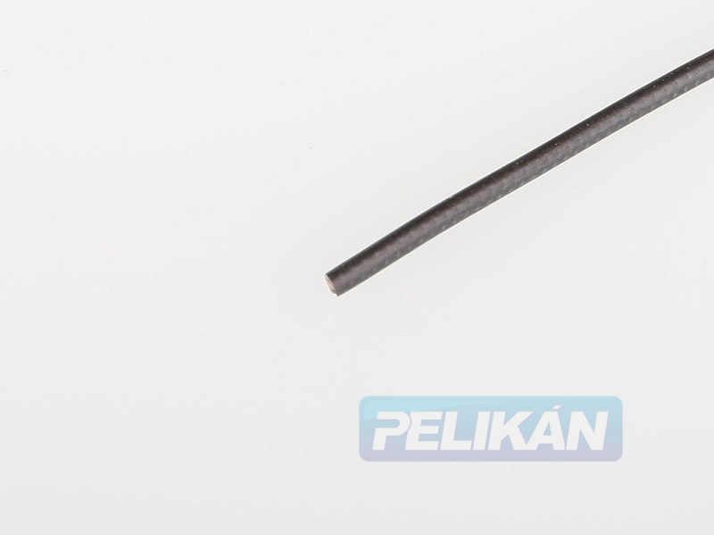 Kabel silikon 0.5mm2 1m (černý),